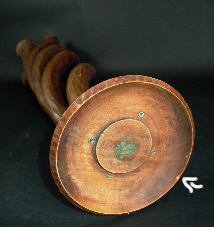 Details zu Art Deco Kerzenständer Holz geschnitzt 70cm sig HE Kerzenständer Holz Geschnitzt ~ Details zu Art Deco Kerzenständer Holz geschnitzt 70cm sig HE